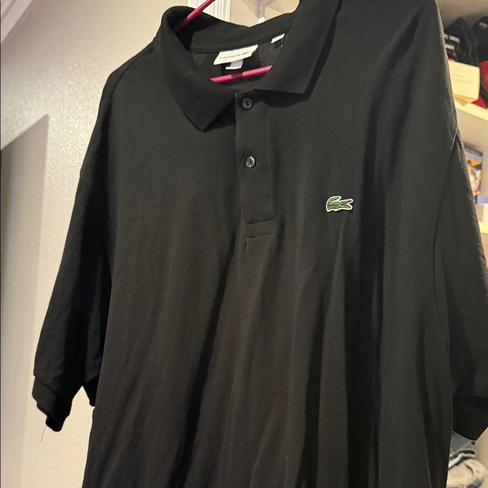 Lacoste Men's Polo Shirt in Black